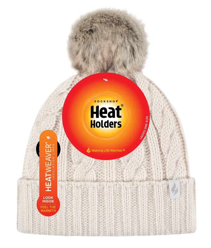 Heat Holders Ladies Maine Thermal Hat Cream