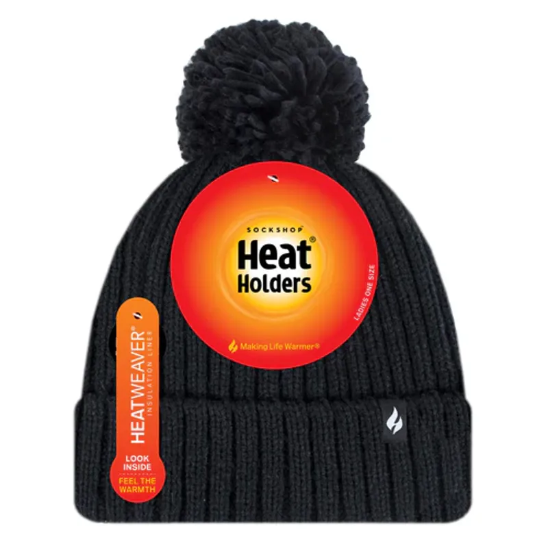 Heat Holders Ladies Arden Thermal Hat Black
