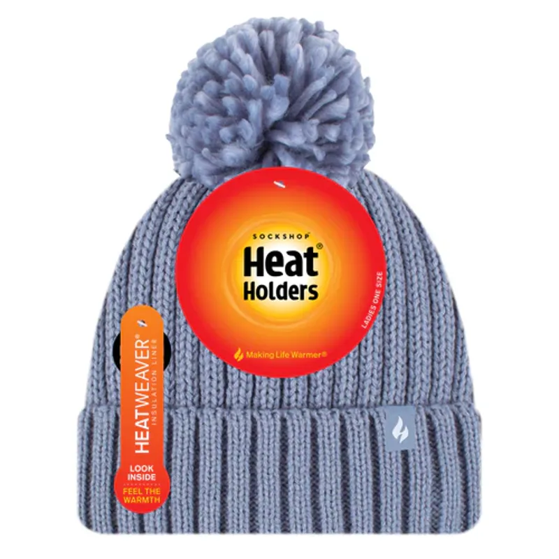 Heat Holders Ladies Arden Thermal Hat Dusky Blue