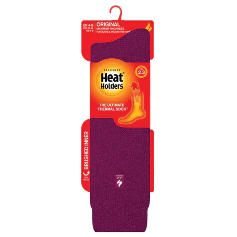 Heat Holders Ladies Original Orchid Socks Fuchsia