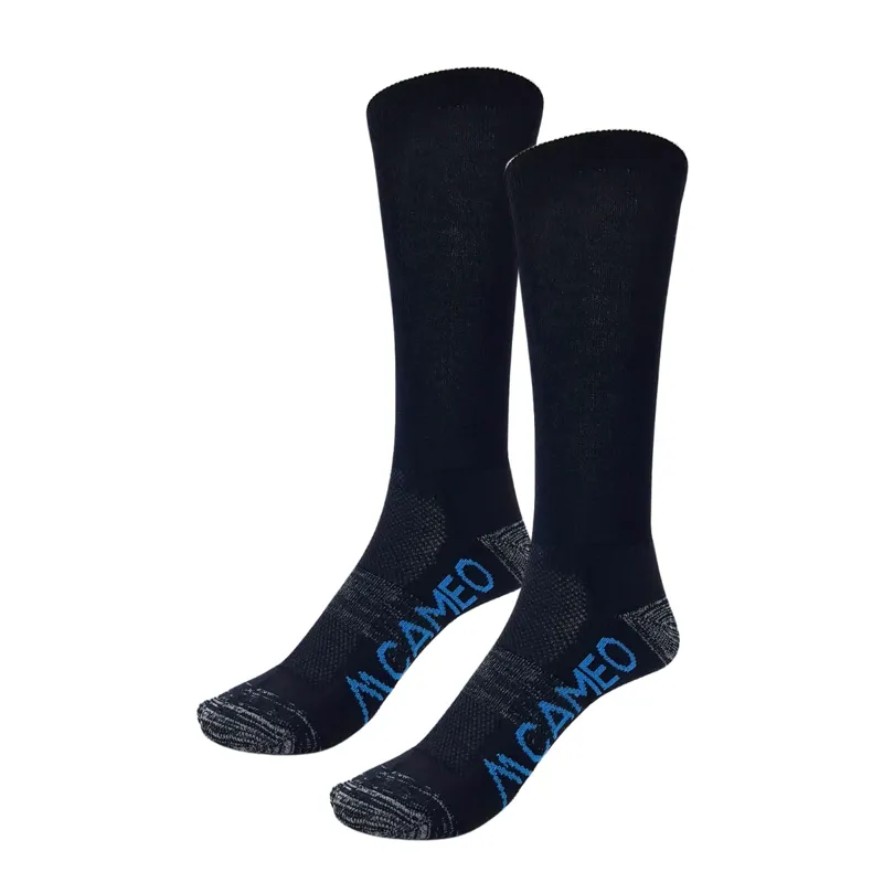 Cameo Bamboo Boot Socks Black