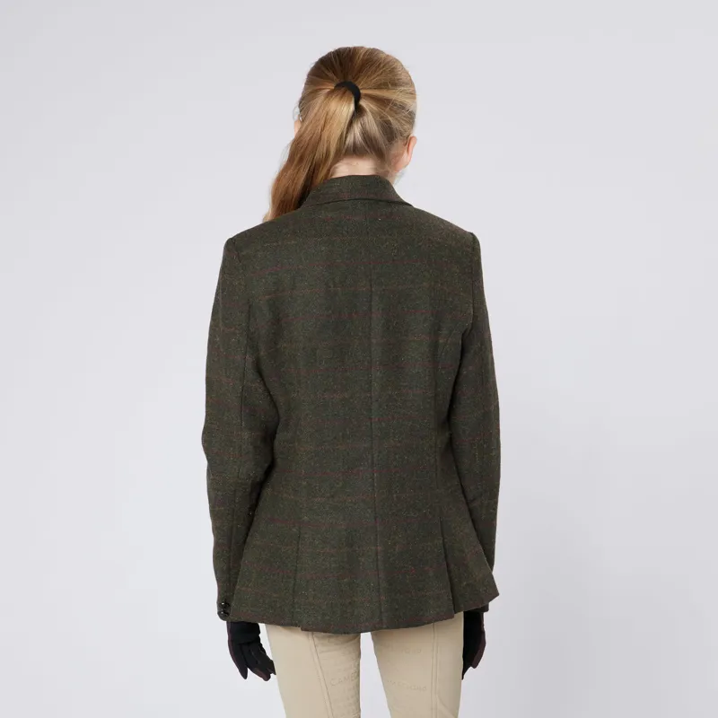 Cameo Junior Tweed Jacket Seaweed Green-3