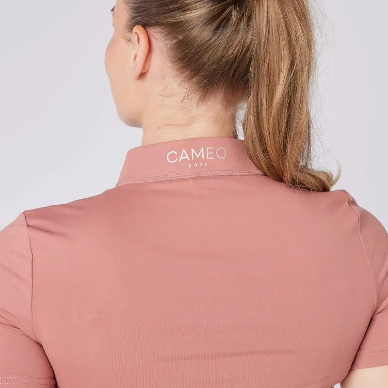 Cameo Ladies Short Sleeve Baselayer Dusky Pink-3