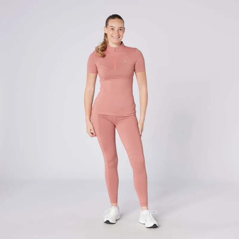 Cameo Ladies Short Sleeve Baselayer Dusky Pink-1