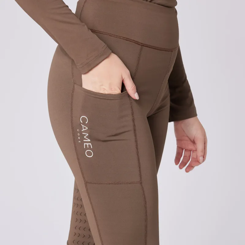 Cameo Ladies Core Tights Mocha-2