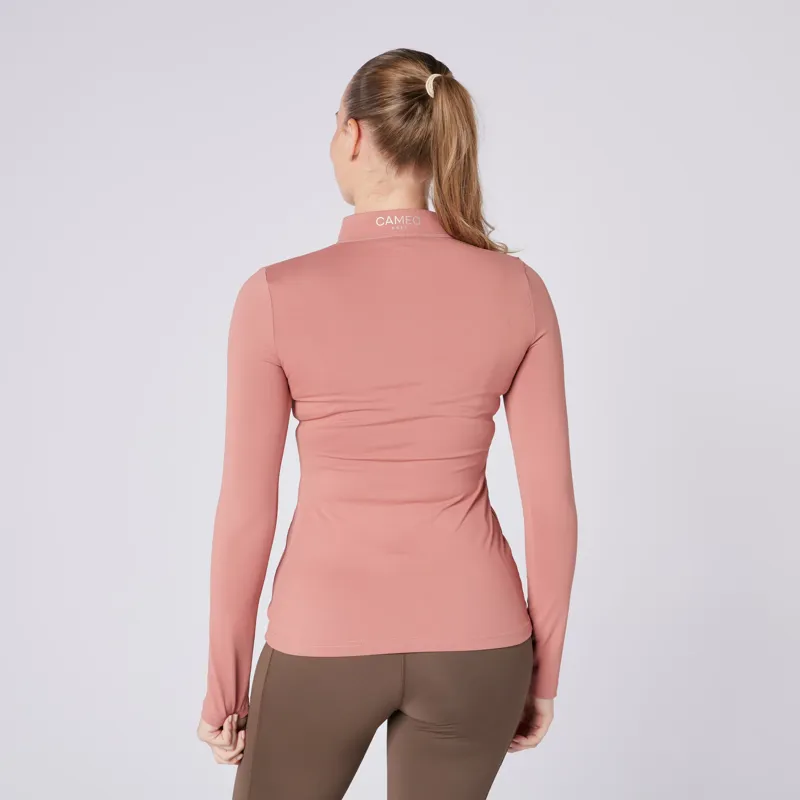 Cameo Ladies Long Sleeve Baselayer Dusky Pink-2