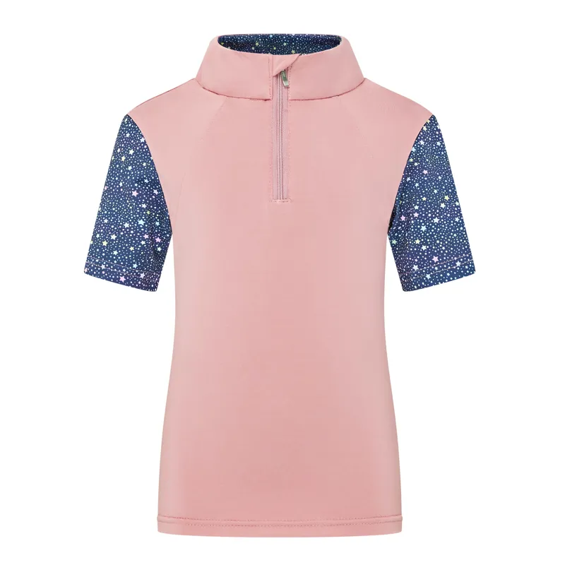 Cameo Junior Zest Baselayer Pink Stars