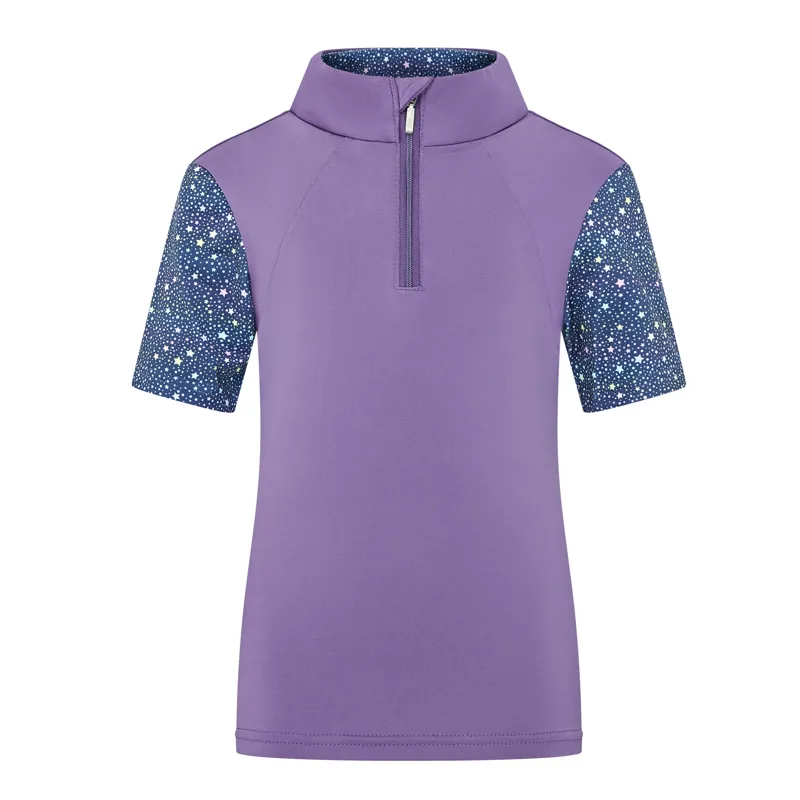 Cameo Junior Zest Baselayer Purple Stars