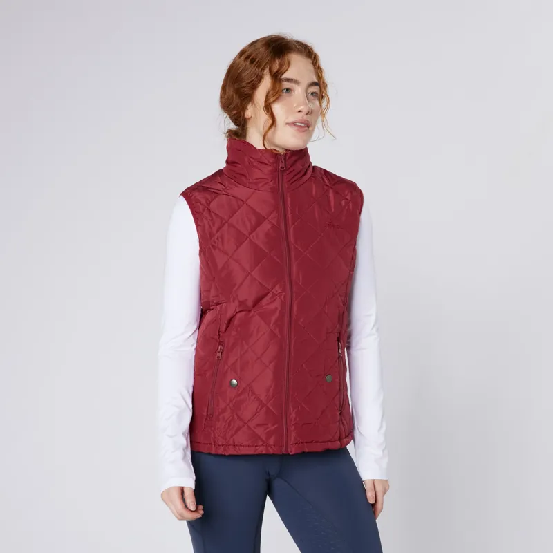 Cameo Ladies All Season Gilet Burgundy-1