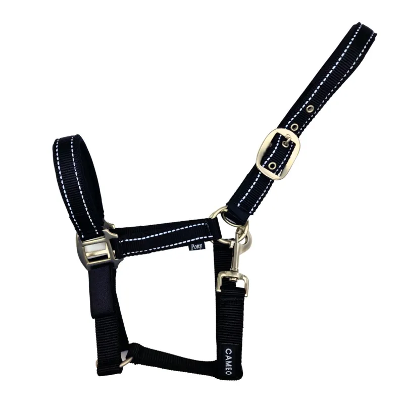Cameo Fieldsafe Headcollar Black Reflective