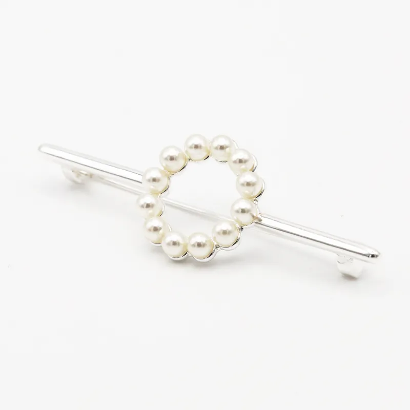 Equetech Deluxe Halo Stock Pin Silver