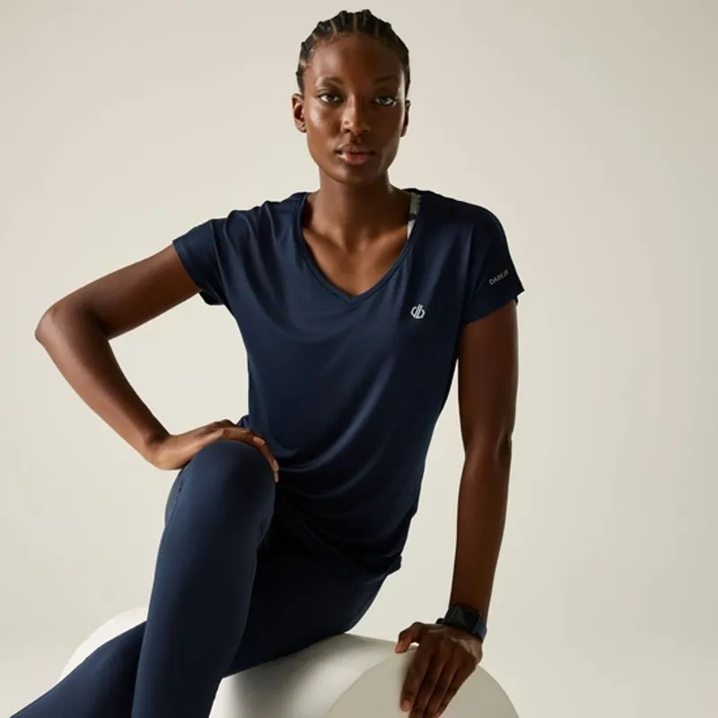 Dare 2B Ladies Vigilant T-Shirt Navy-1