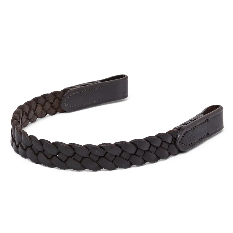 EcoRider Perfect Fit Plaited Browband Brown