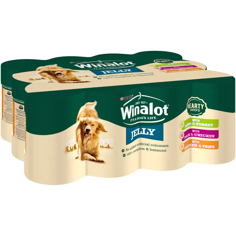 Winalot Tins Mixed in Jelly 12 x 400g