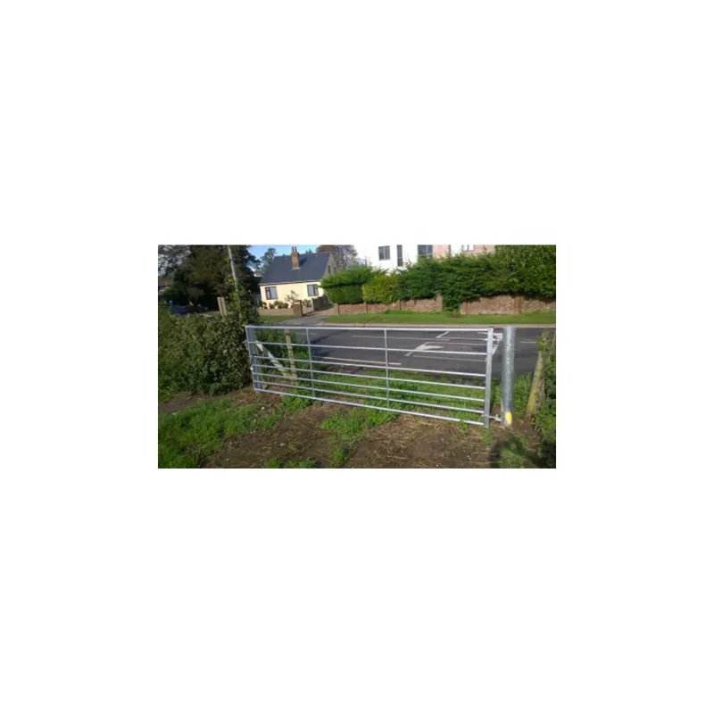 Galvanised Field Gate 12ft 3660mm 7 Rail Spring Bolt