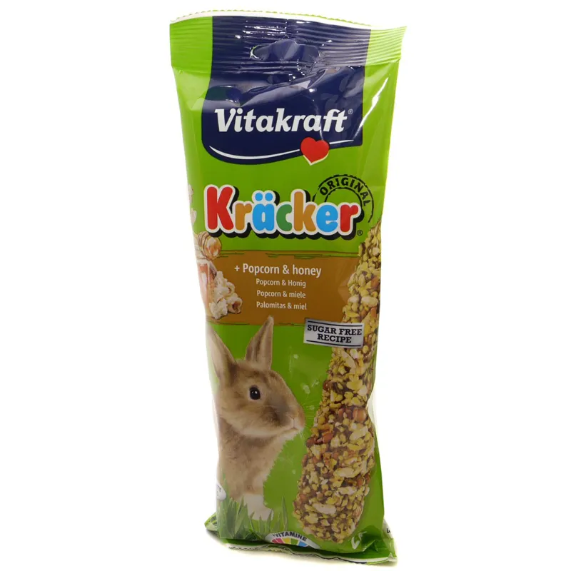Vitakraft Rabbit Popcorn Sticks 2 pack