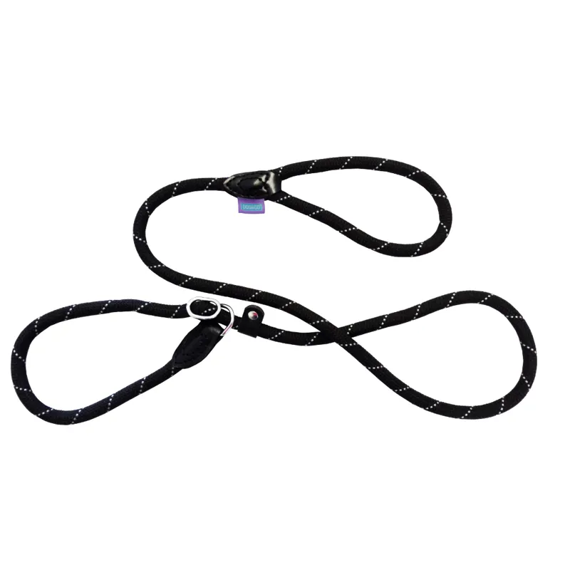 Mountain Rope Slip Lead Black/Grey 150cm