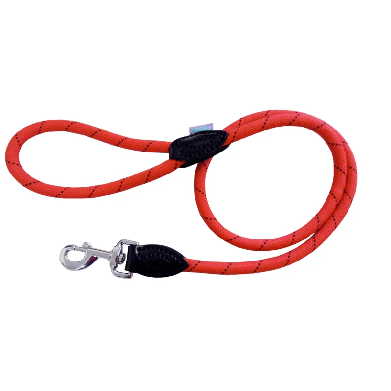 Mountain Rope Slip Lead Red/Black 150cm