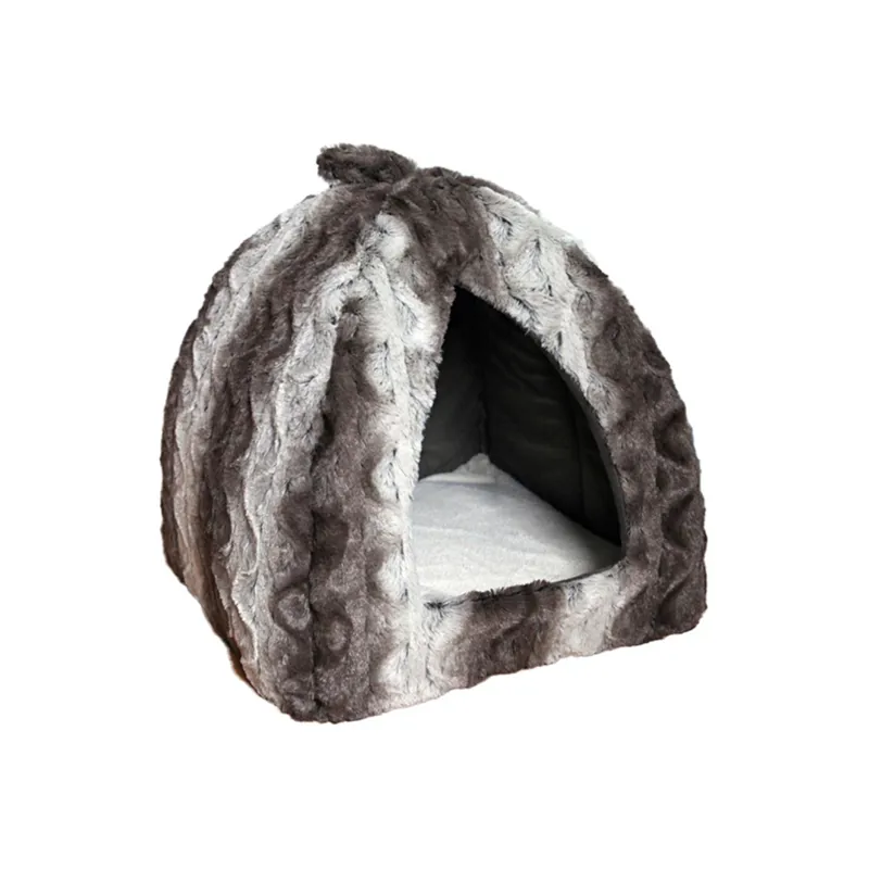 Rosewood Grey/Cream Snuggle Plush Pyramid