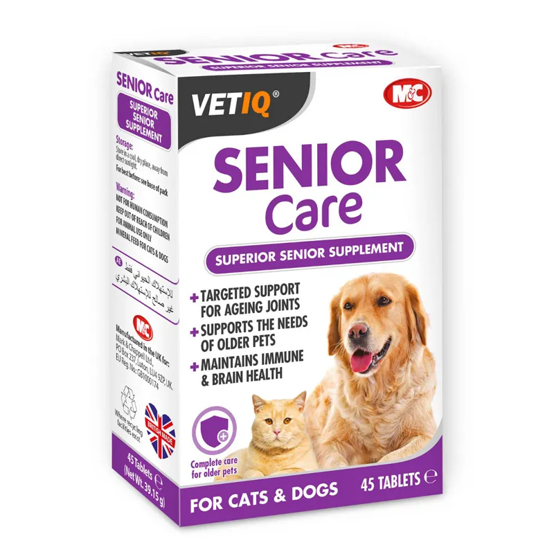 VetIQ Senior Care Supplement 45 Tablets