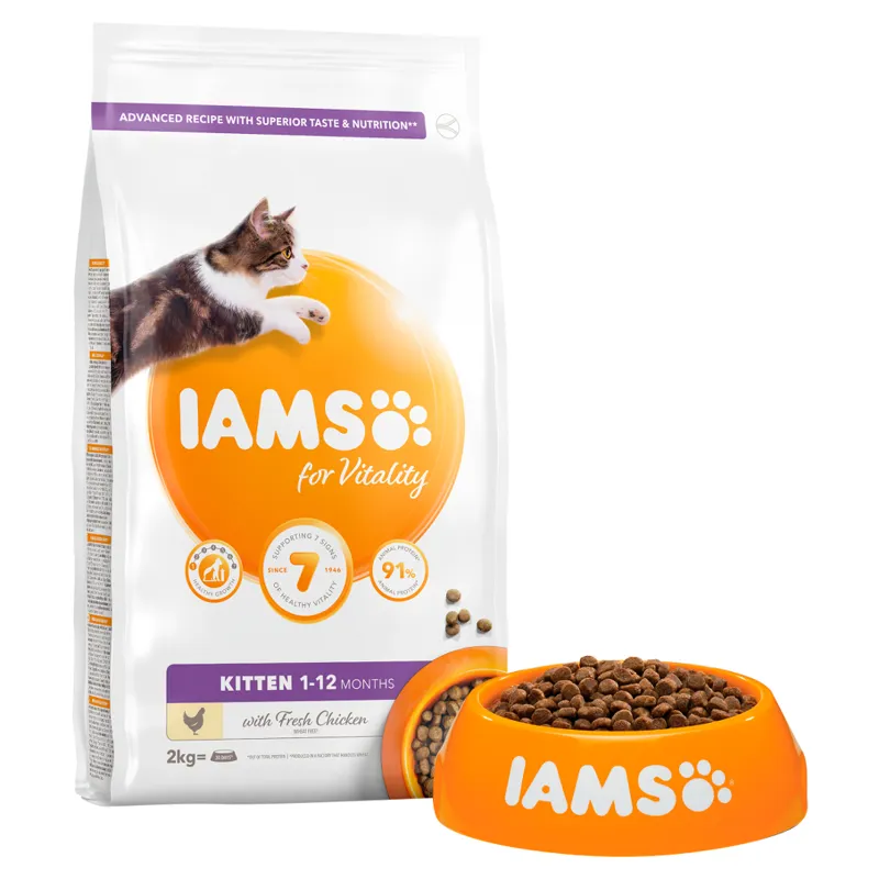 Iams Cat Kitten Chicken 2kg-1