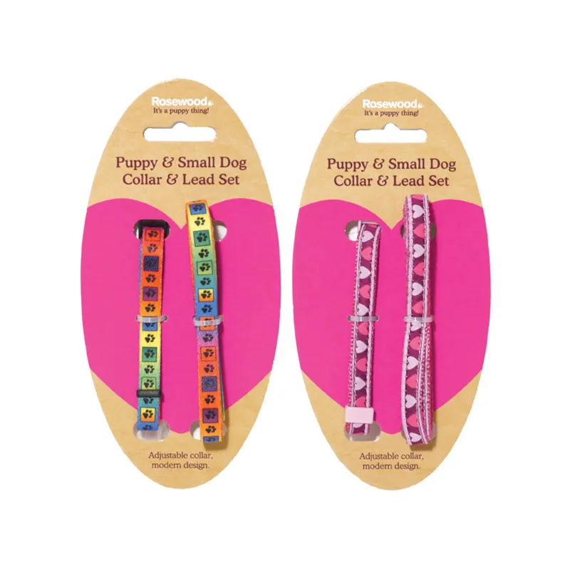 Rosewood Puppy Collar and Lead Set