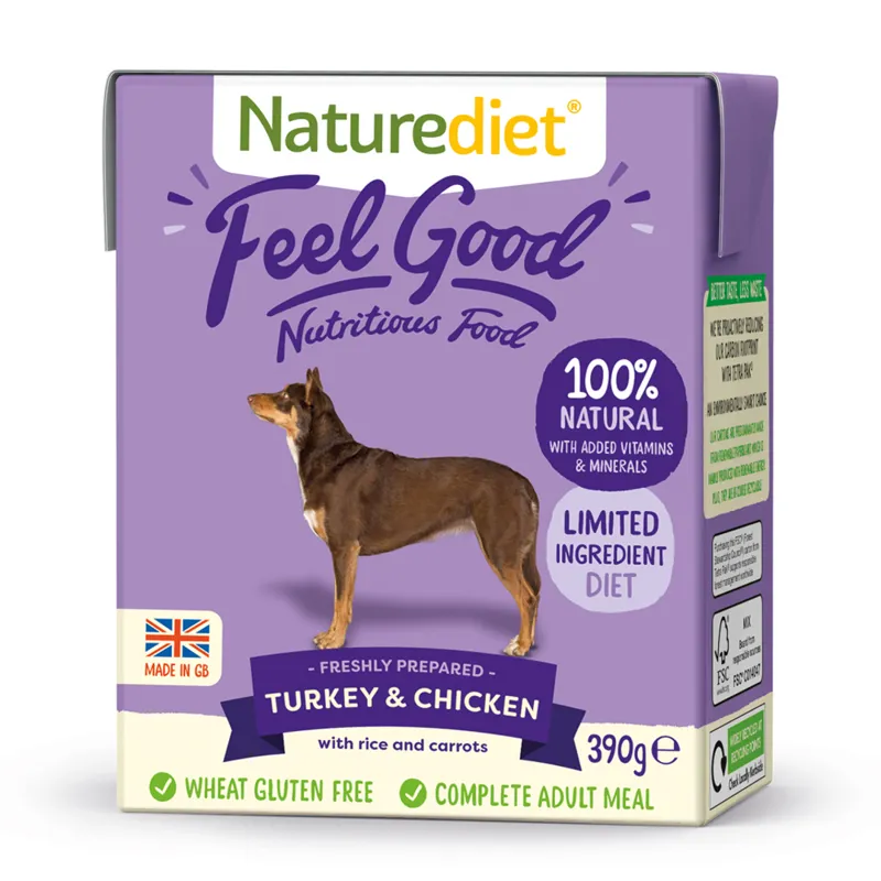 Naturediet Feel Good Turkey/Chicken 390g