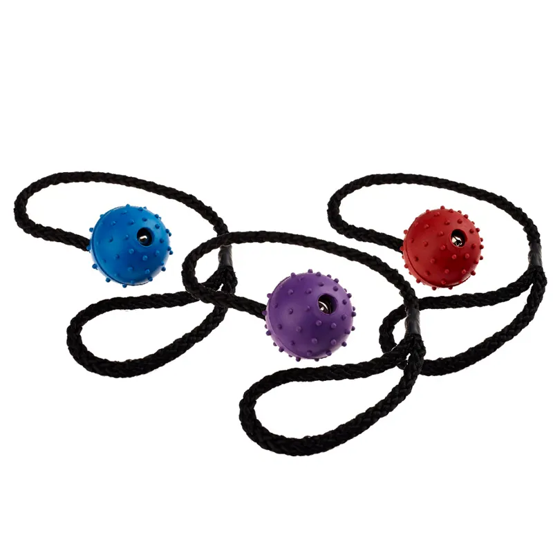 Classic Rubber Pimple Ball On Rope