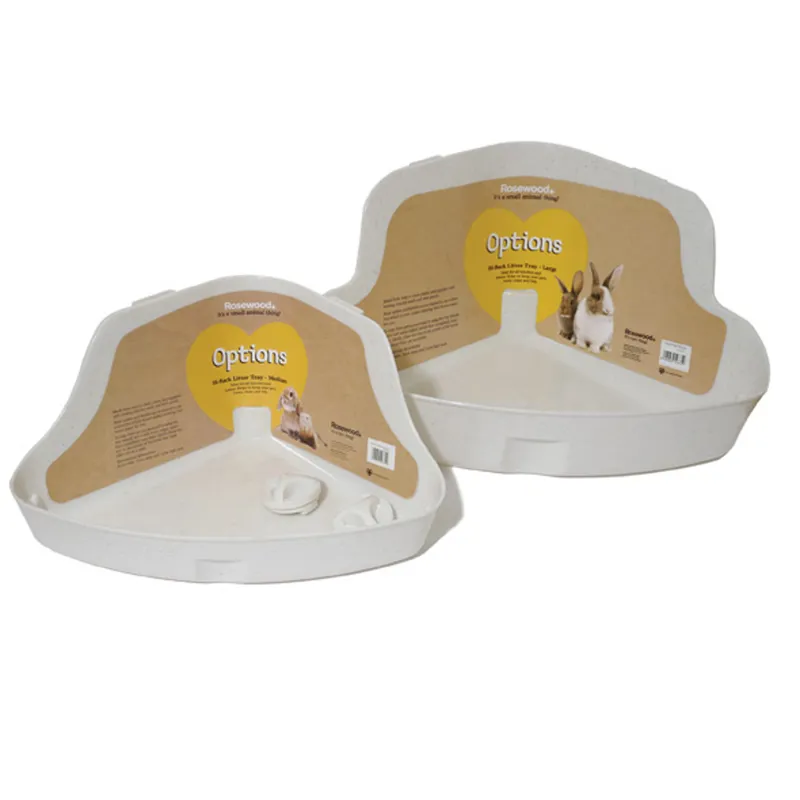 Rosewood Corner Litter Tray Medium