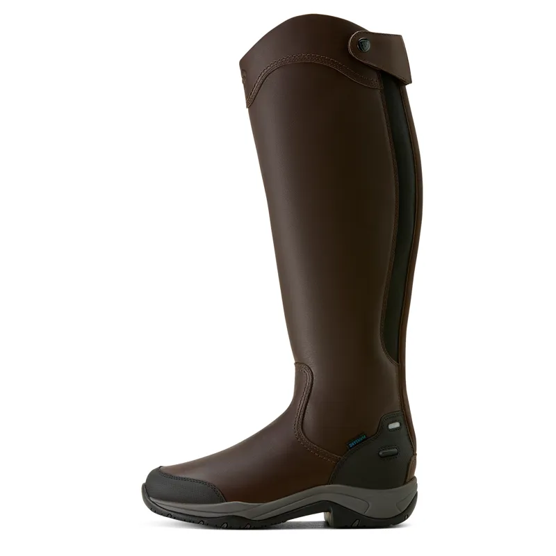 Ariat Ladies Telluride Tall H2O Boot Dark Brown-1