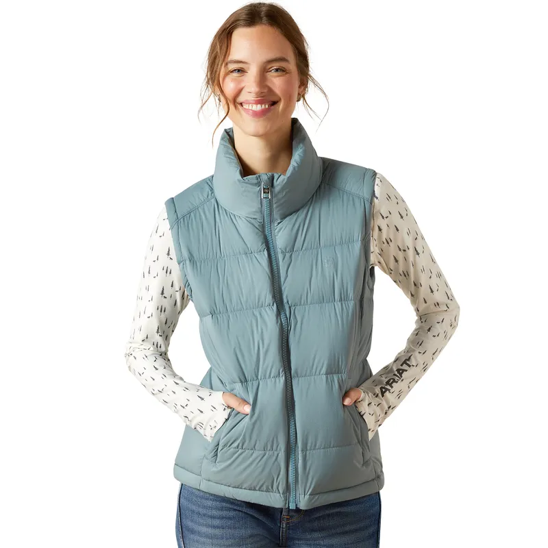 Ariat Ladies Ultra Puff Down Vest Steel Sage