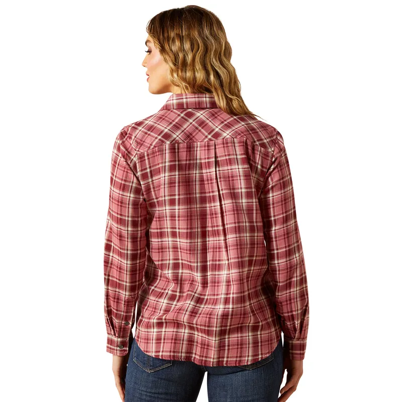 Ariat Ladies Billie Jean Shirt Sunkissed Plaid-1