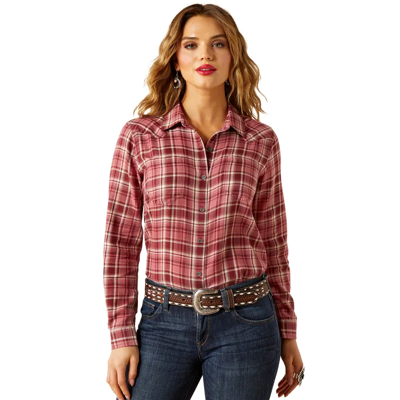 Ariat Ladies Billie Jean Shirt Sunkissed Plaid