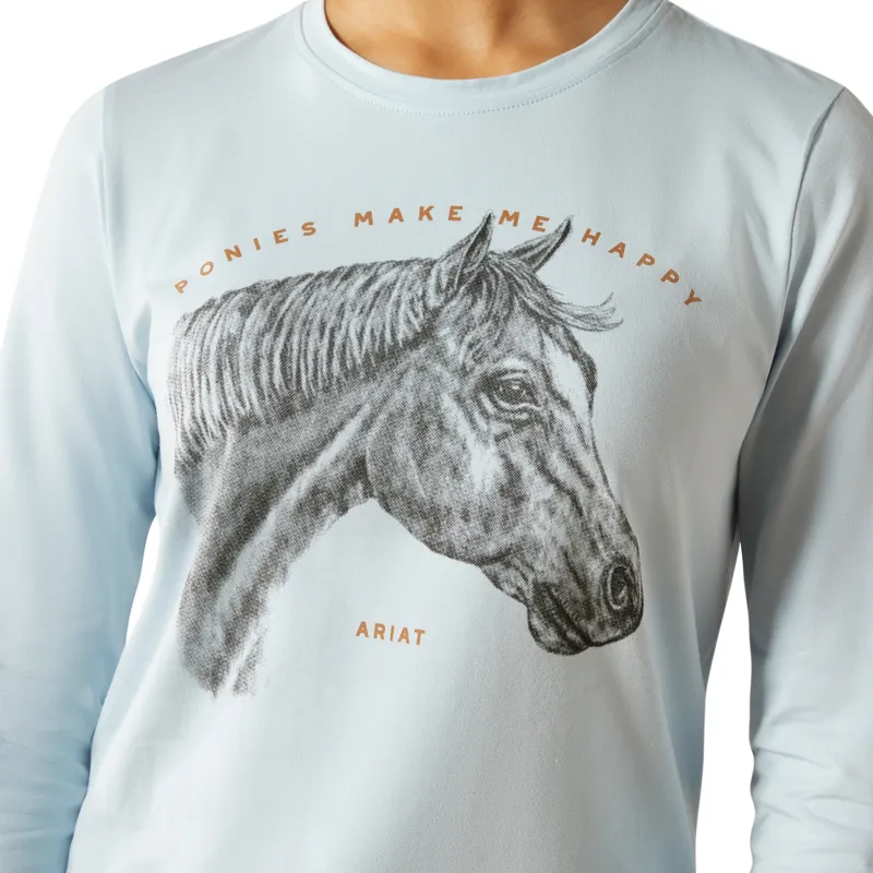 Ariat Youth Happy T-Shirt Skyway-2