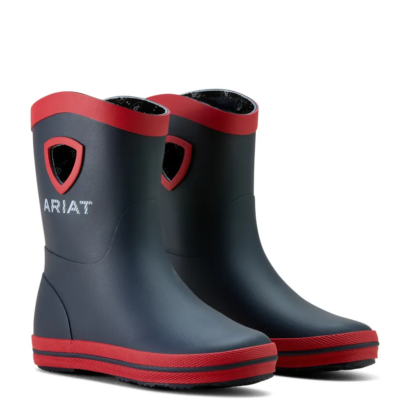 Ariat Youth Kelmarsh Rubber Boot Team Navy