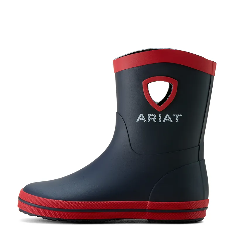 Ariat Youth Kelmarsh Rubber Boot Team Navy-1