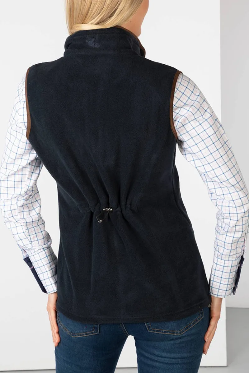 Rydale Ladies Huggate Premium Fleece Waistcoat Ink-1