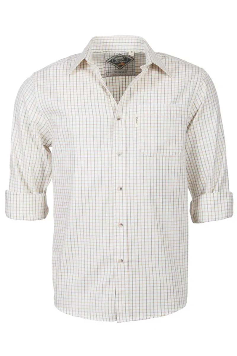 Rydale Mens Tattersall Shirt Green