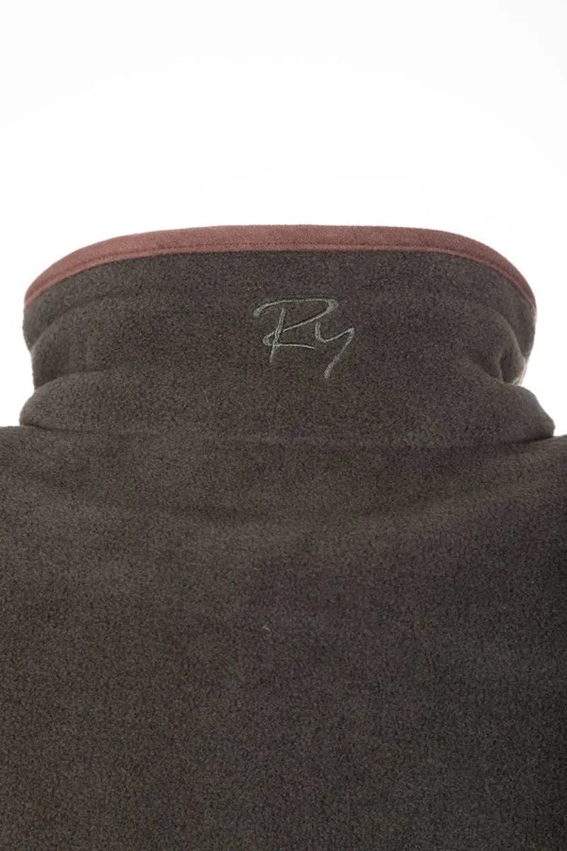 Rydale Ladies Huggate Premium Fleece Waistcoat Khaki-4