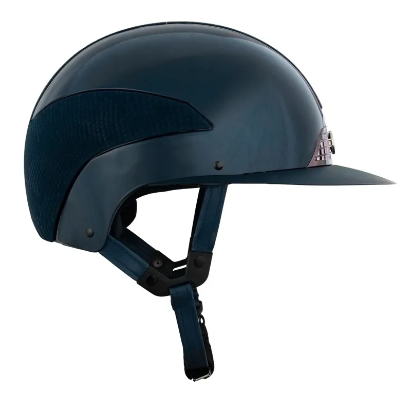 Gatehouse Oxer Riding Hat Regular Peak Navy-2