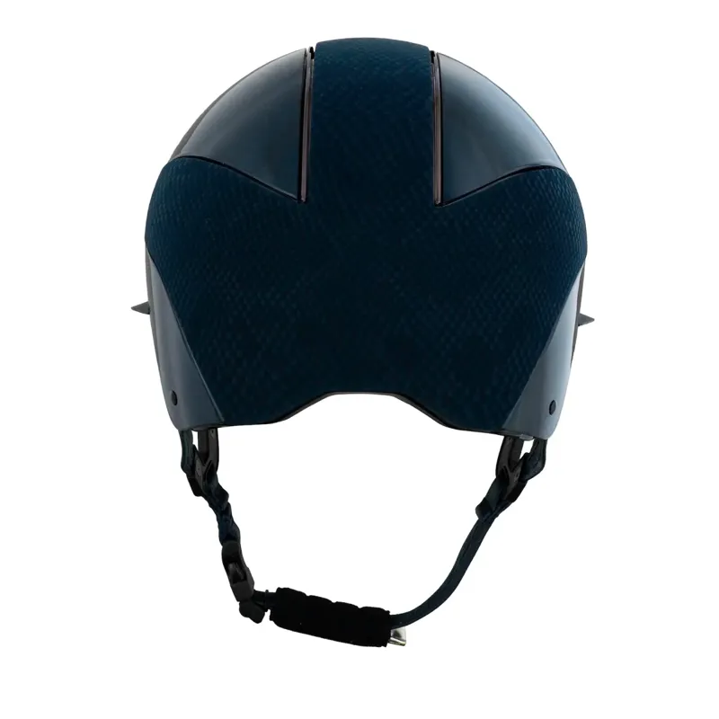 Gatehouse Oxer Riding Hat Regular Peak Navy-3