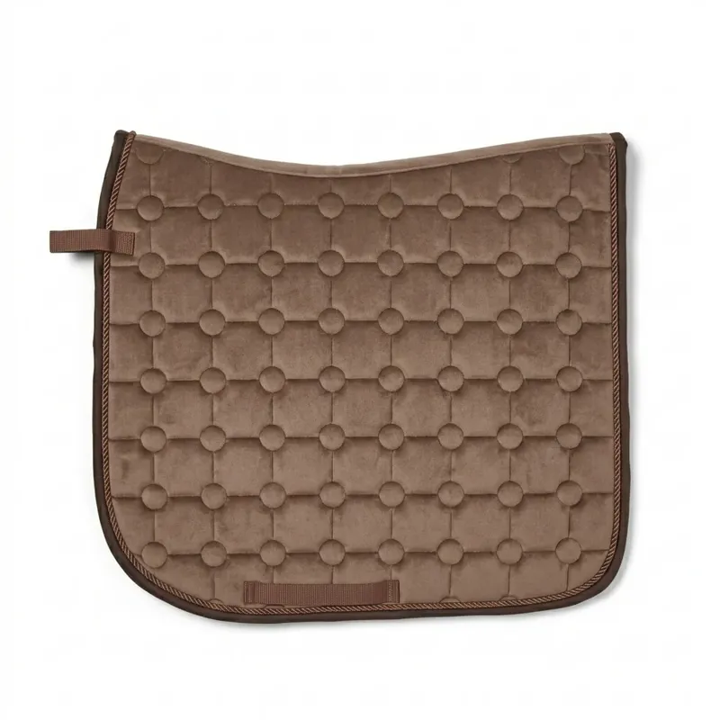 Cameo Suede Dressage Saddlecloth Mocha