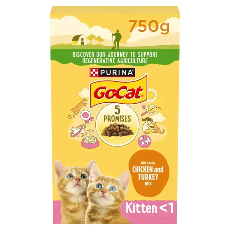 Go-Cat Kitten Cat Food Chicken 750g