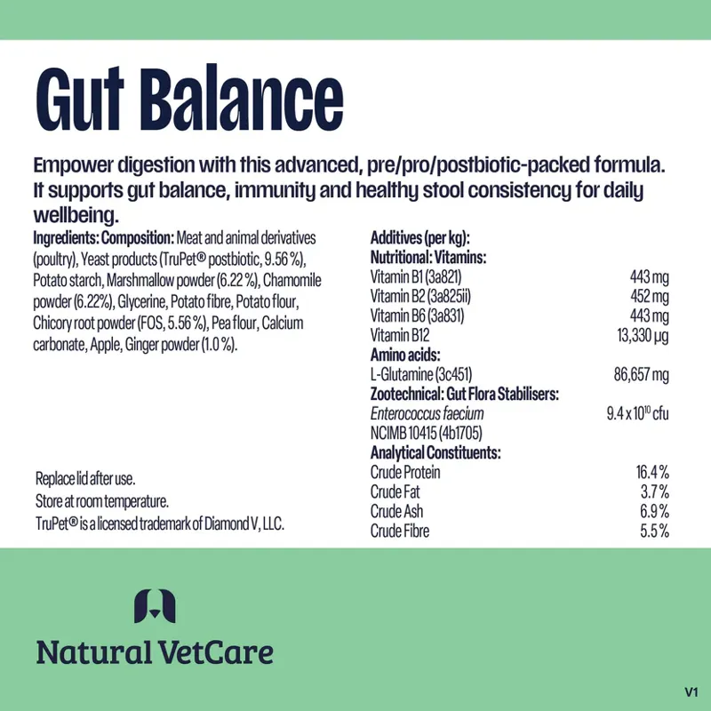 Natural VetCare Gut Balance Chews 225g-3