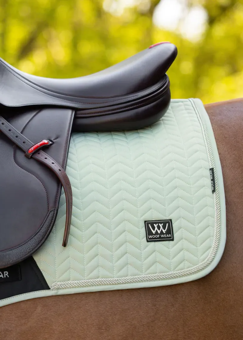 Woof Wear Herringbone Close Contact Pad Sage Green-1