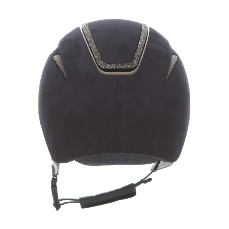 Evoke Callisto Classic Peak Navy Suede/Steel Crystal Frame-3