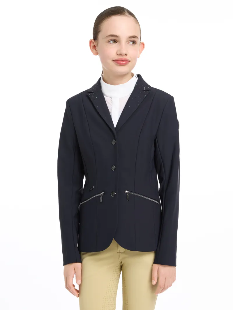 LeMieux Junior Pro Show Jacket Navy-2