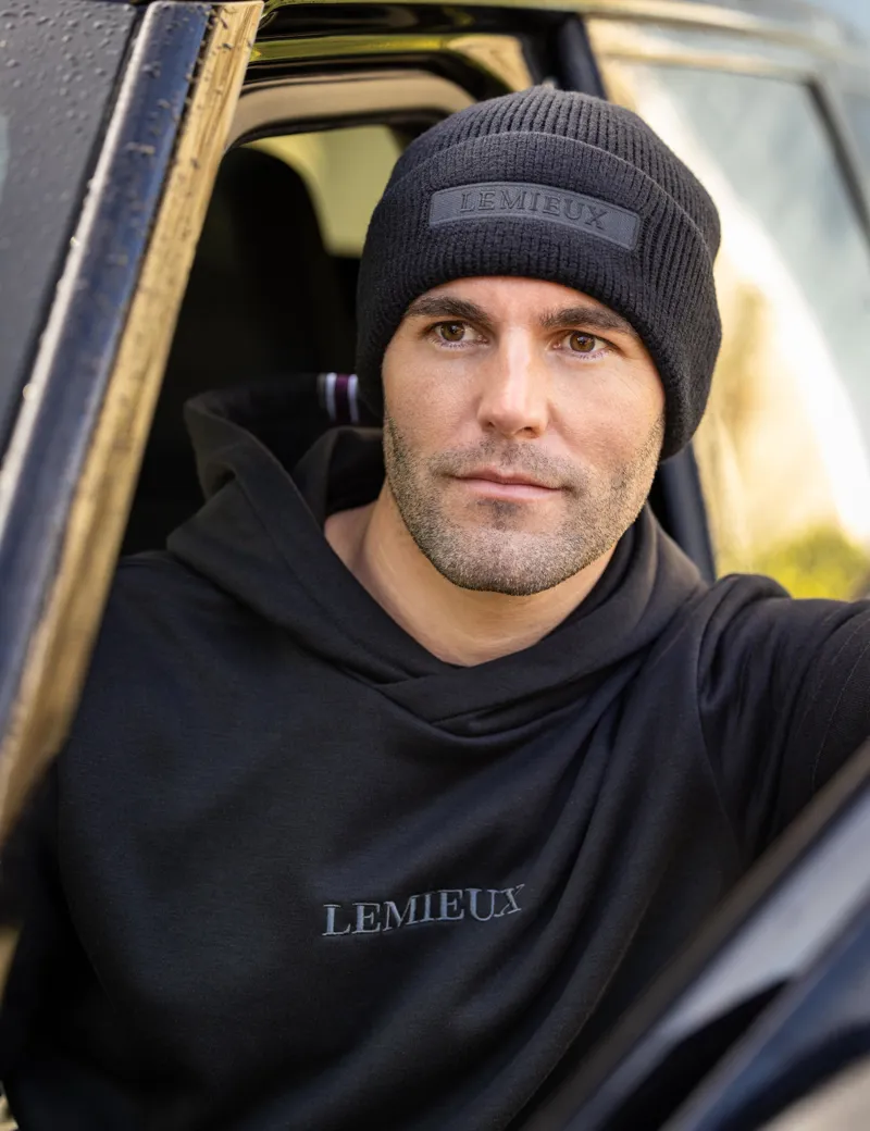 LeMieux Mens LeMieux Beanie Black-1