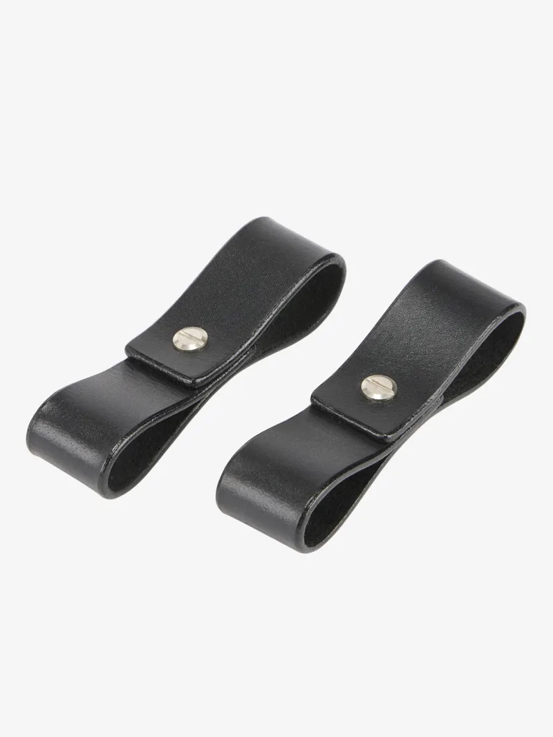 LeMieux Yard Headcollar Leather Component 2 Pack Black
