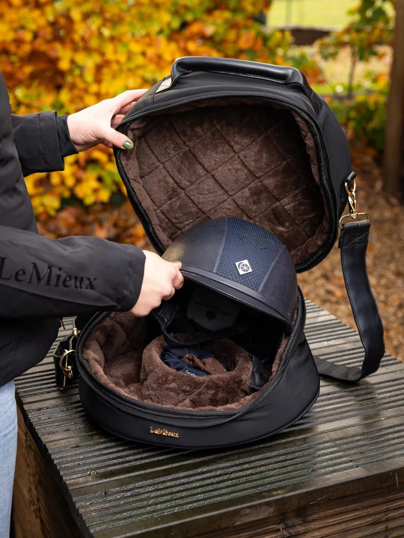 LeMieux Luxe Hat Box Black-1